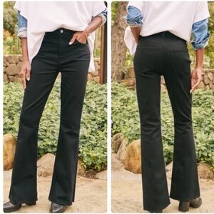 Frank & Eileen Flannigan Black‎ Flare Jeans Size 25 Made in USA